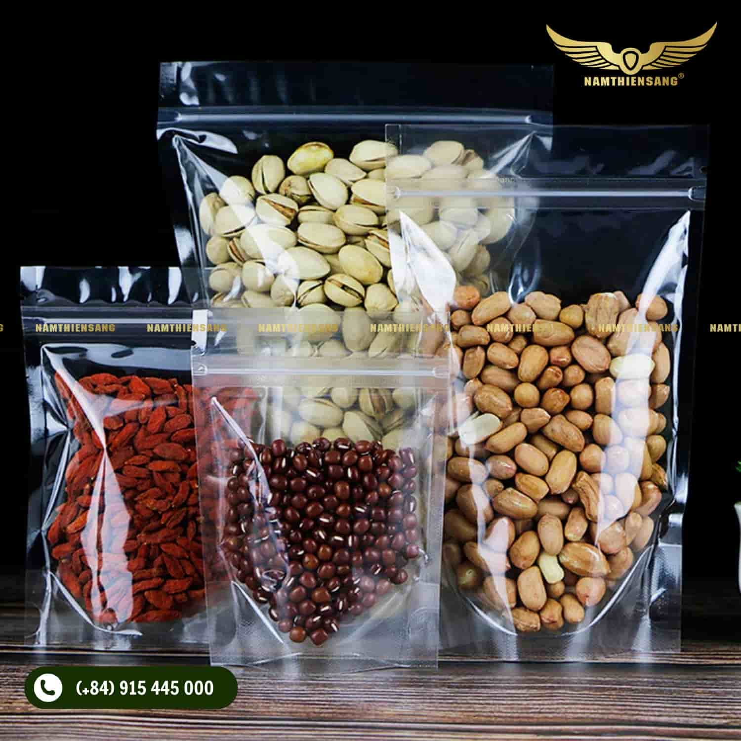 Kích thước túi zipper